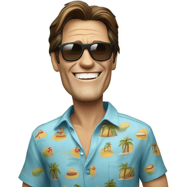 jim carrey at the beach emoji