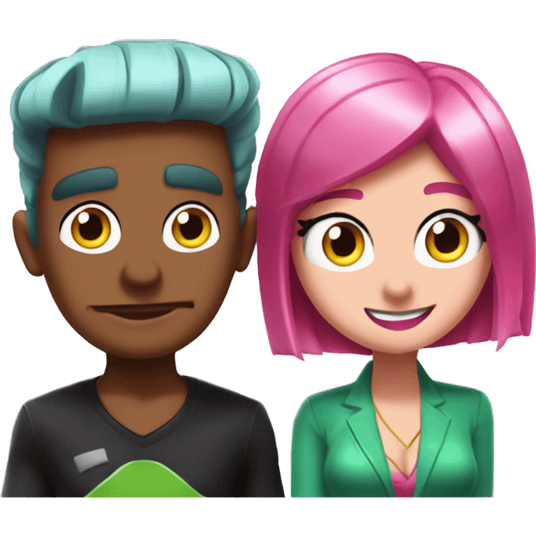 Cosmo and Wanda from THE FAIRLY ODD PARENTS emoji