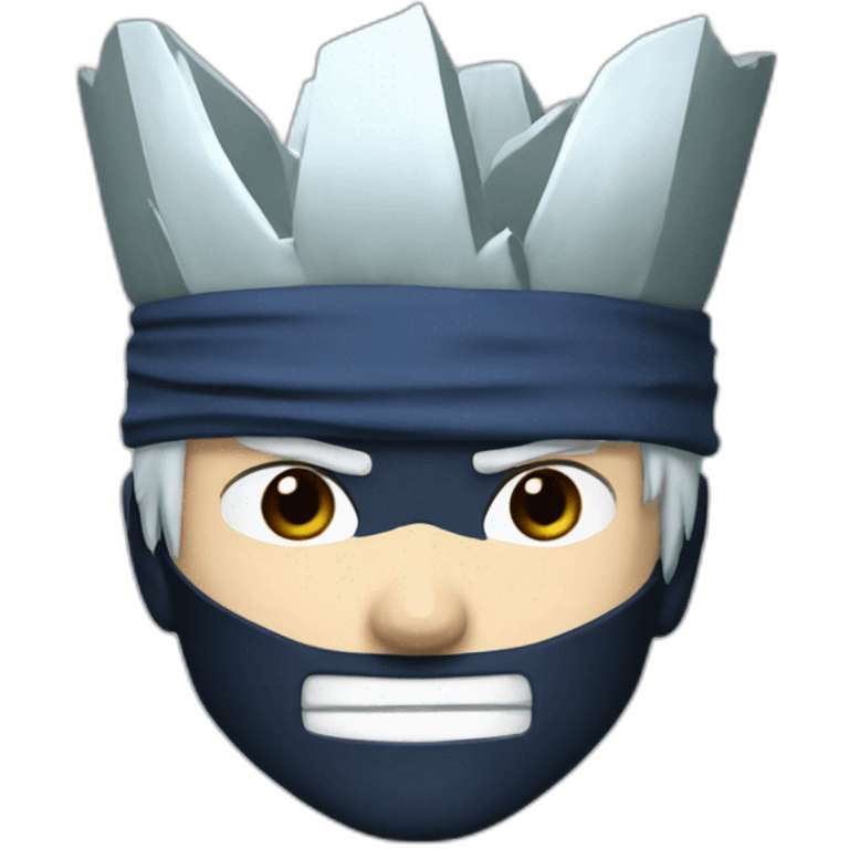 Kakashi hatake with crown emoji