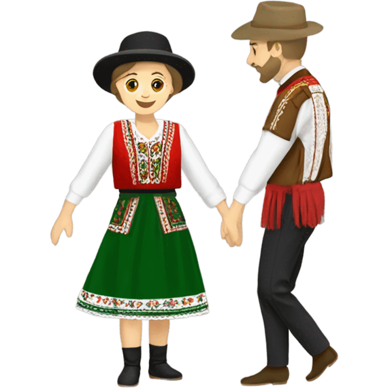 hungarian folk dance clothes emoji