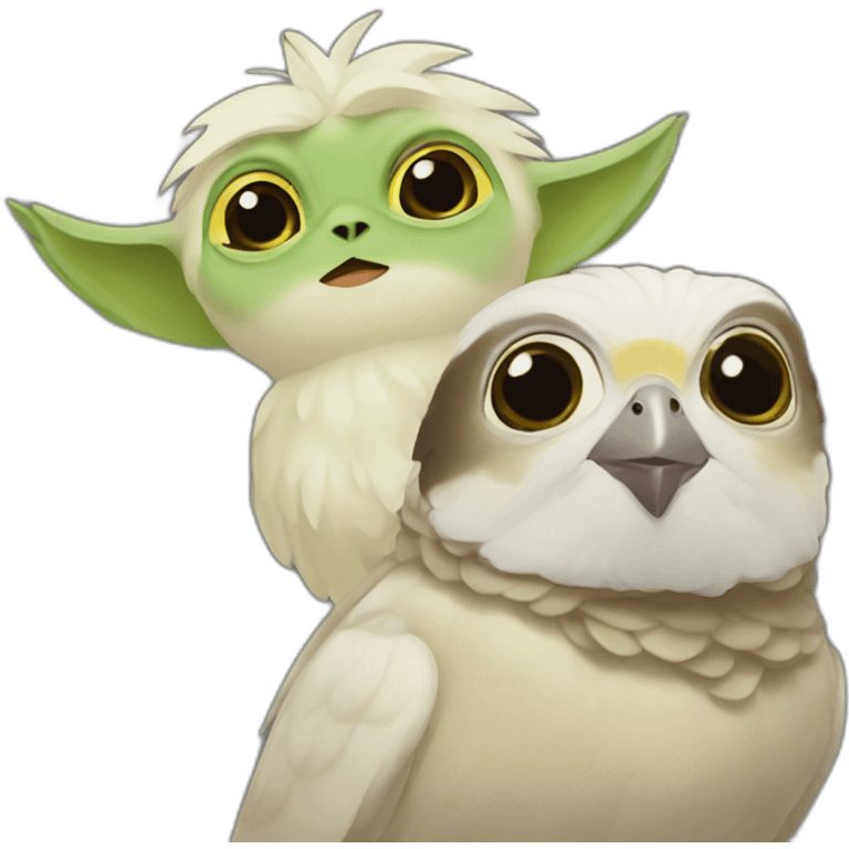 cockatiel with yoda emoji