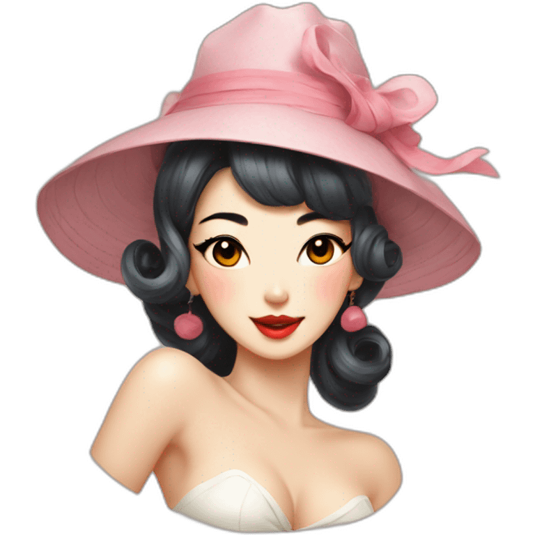 pin up Korean emoji