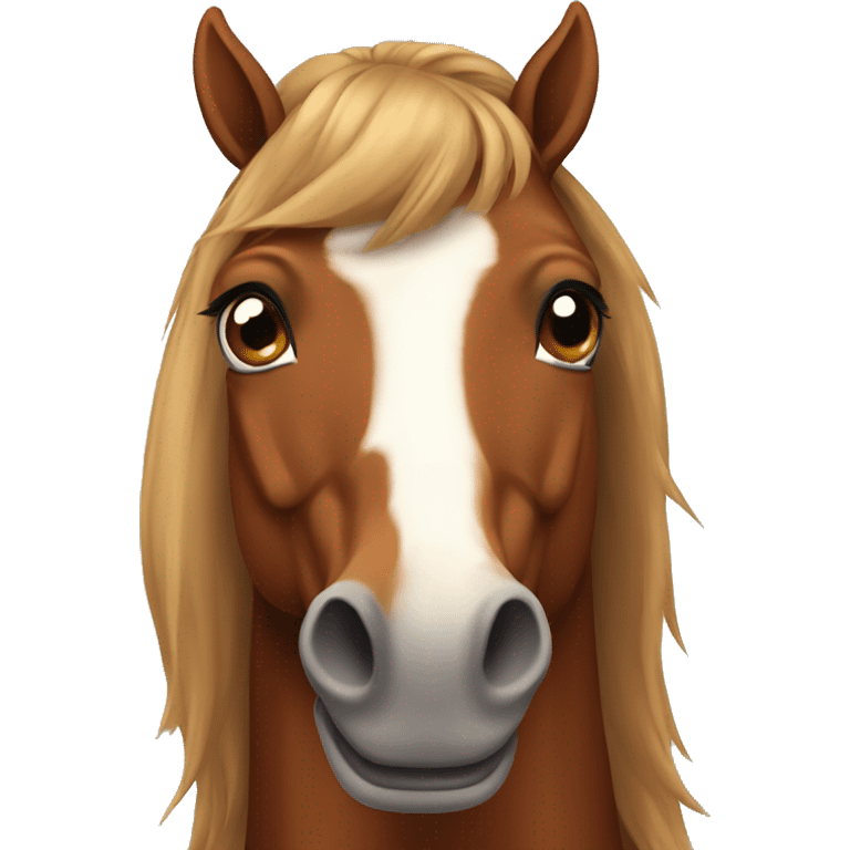 Chestnut horse  emoji