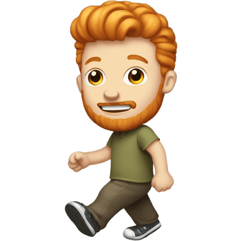 ginger walking emoji