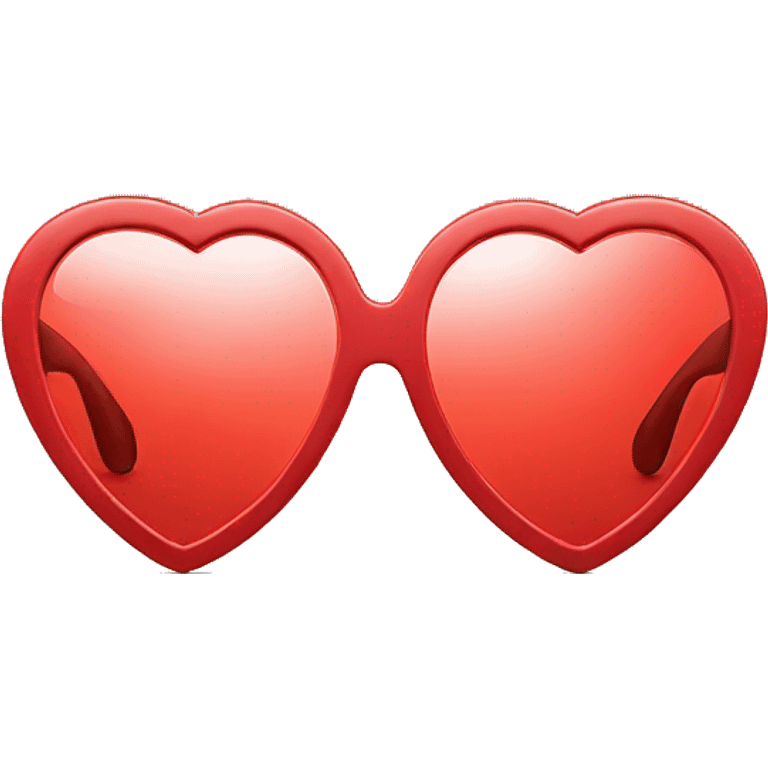 Red heart sunglasses emoji