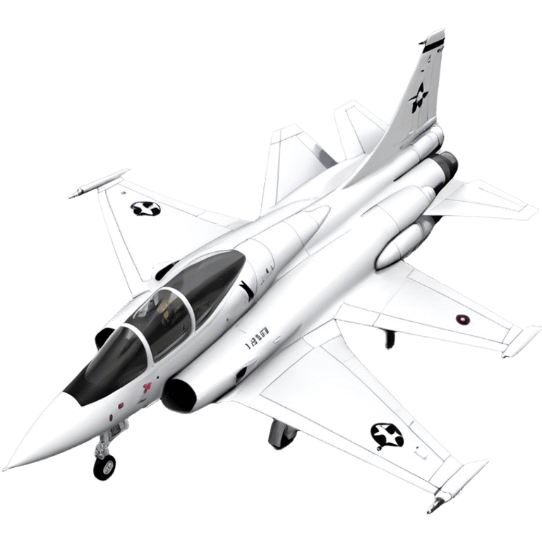 Jet Trainer - T-38 Talon - Northrop Grumman (Model Year: 2021) (Iconic colour: White and black) emoji