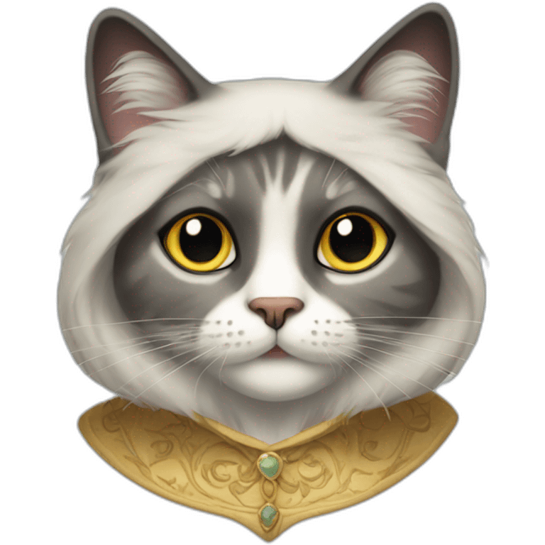 neva masquarade cat emoji