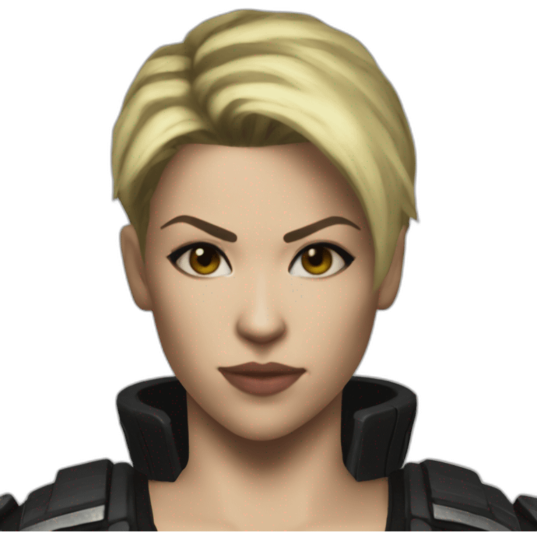 Cassie Cage realistic emoji