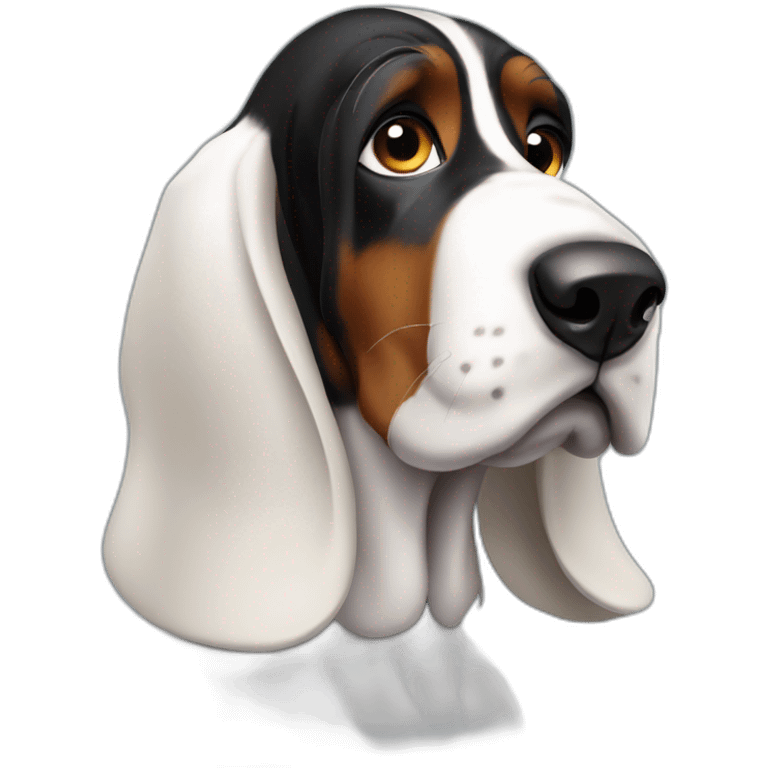 black basset hound emoji