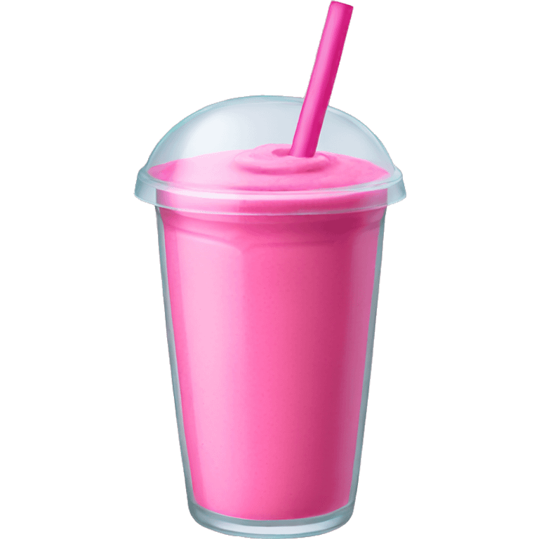 Pink smoothie emoji