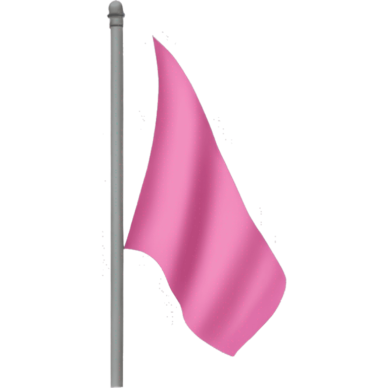 Pink flag  emoji