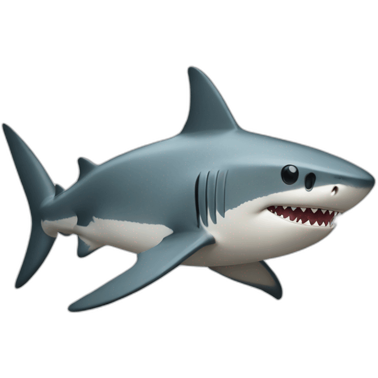 Shark studiying math  emoji