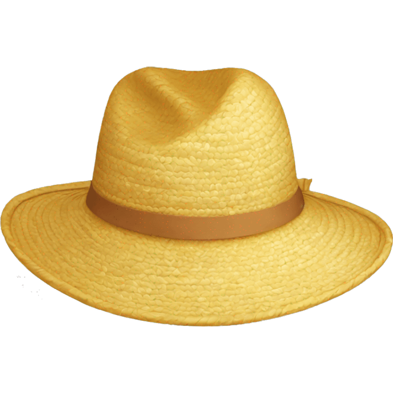 sun hat emoji