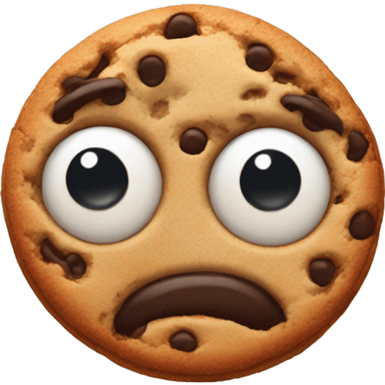 Cookie eyes emoji