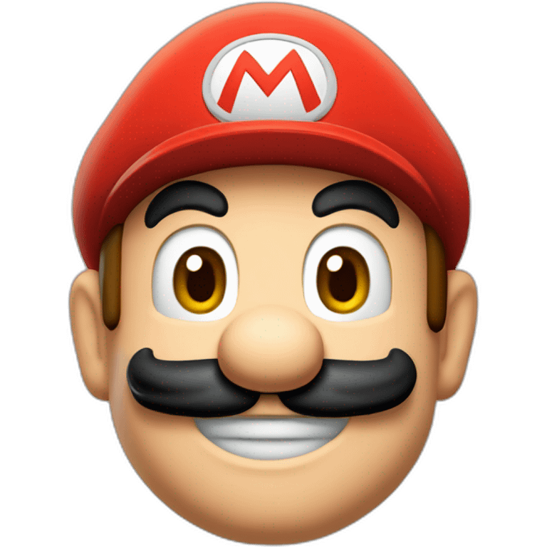 Mario bros face emoji