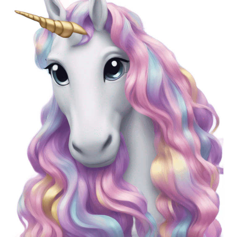 Mermaid unicorn emoji