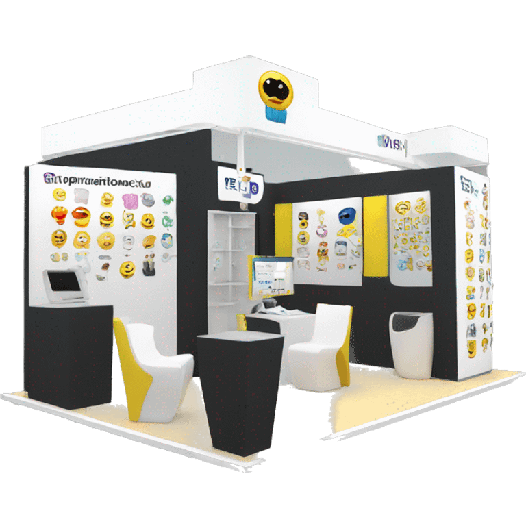 simprofessional exhibition stand simple emoji