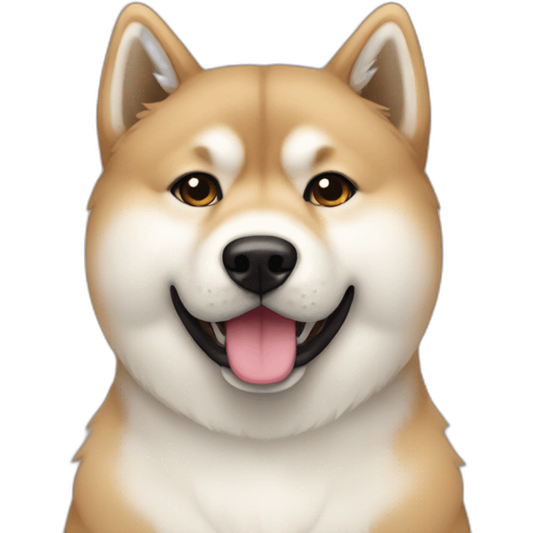 Akita love emoji