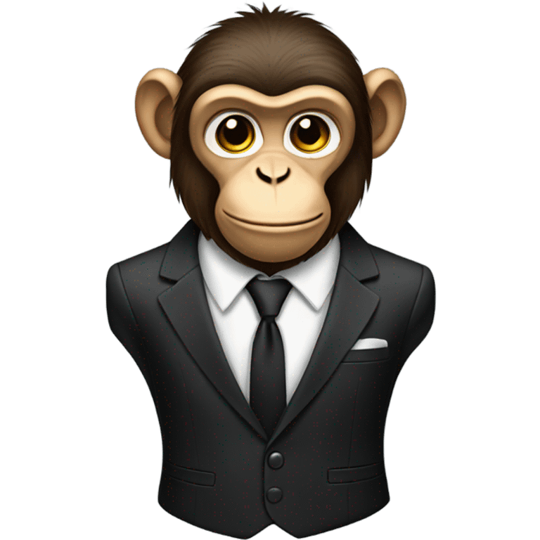 monkey suit and tie emoji