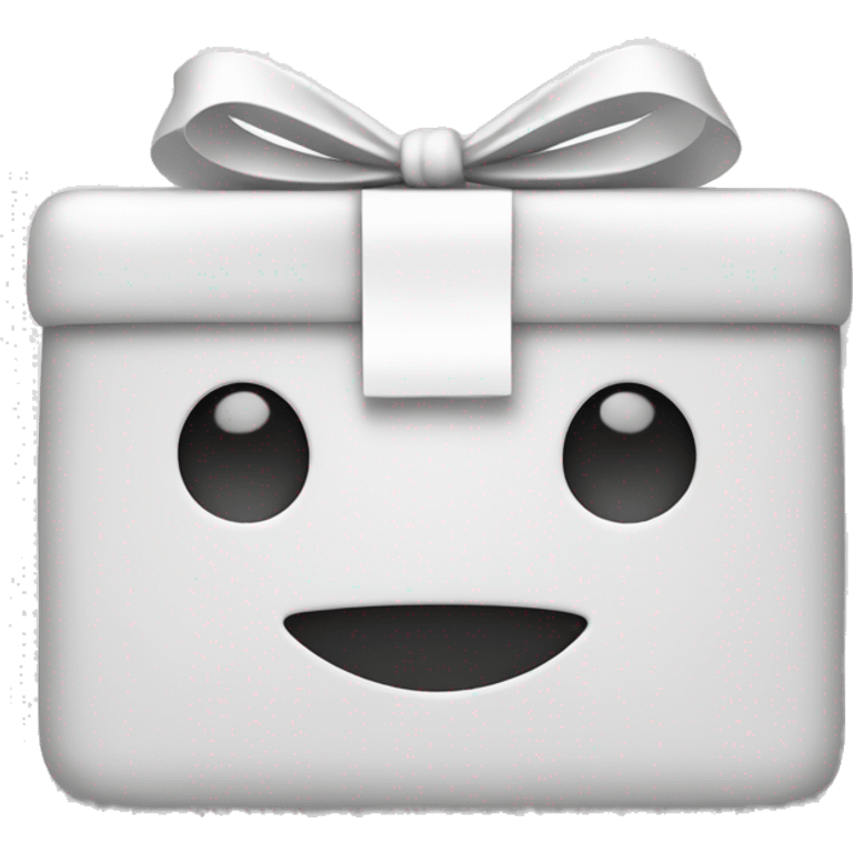 White gift card emoji