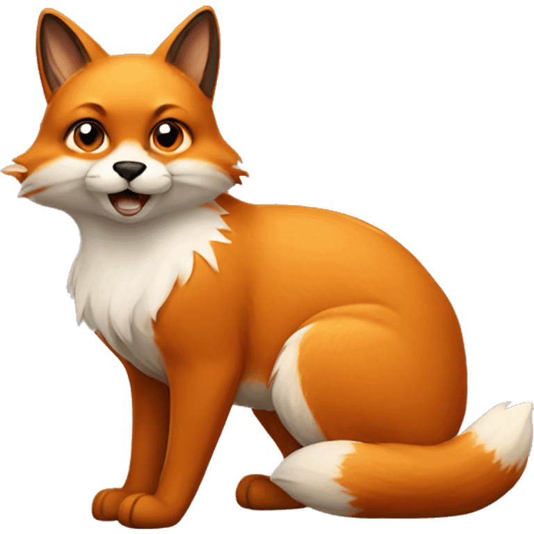 Cat fox emoji