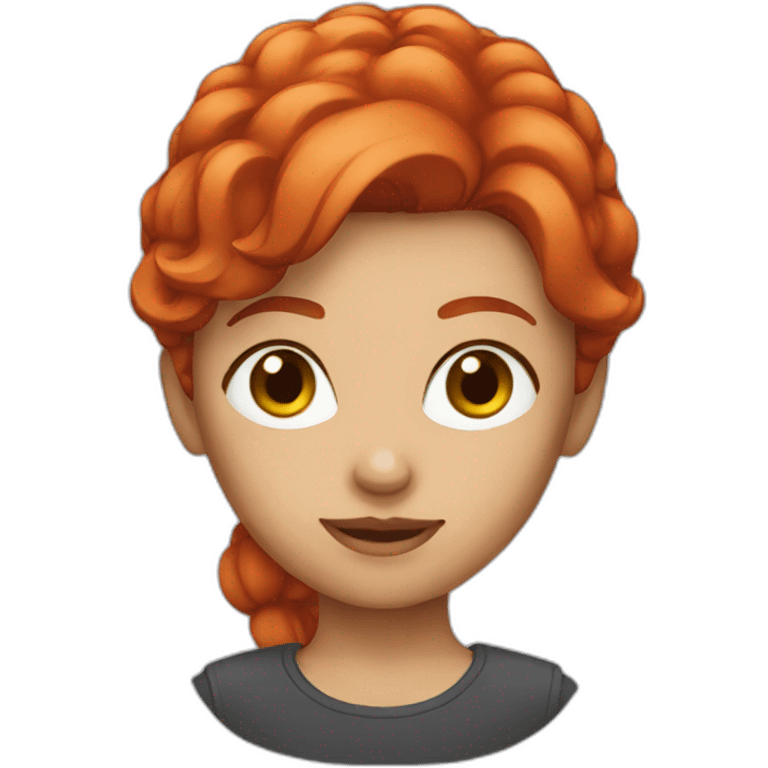 girl with red hair emoji