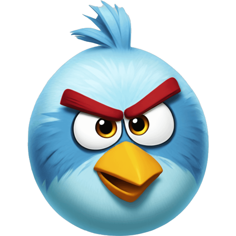 angry birds ice bird emoji