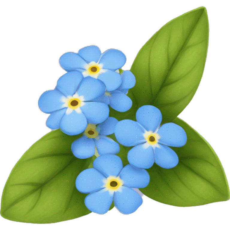 forget me not flower emoji