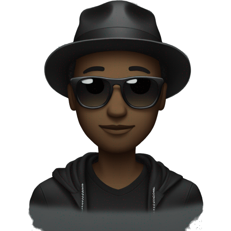 Dj noir emoji