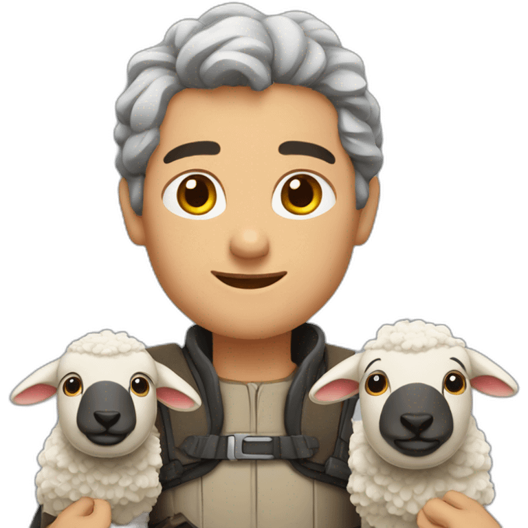 shepard and sheeps emoji