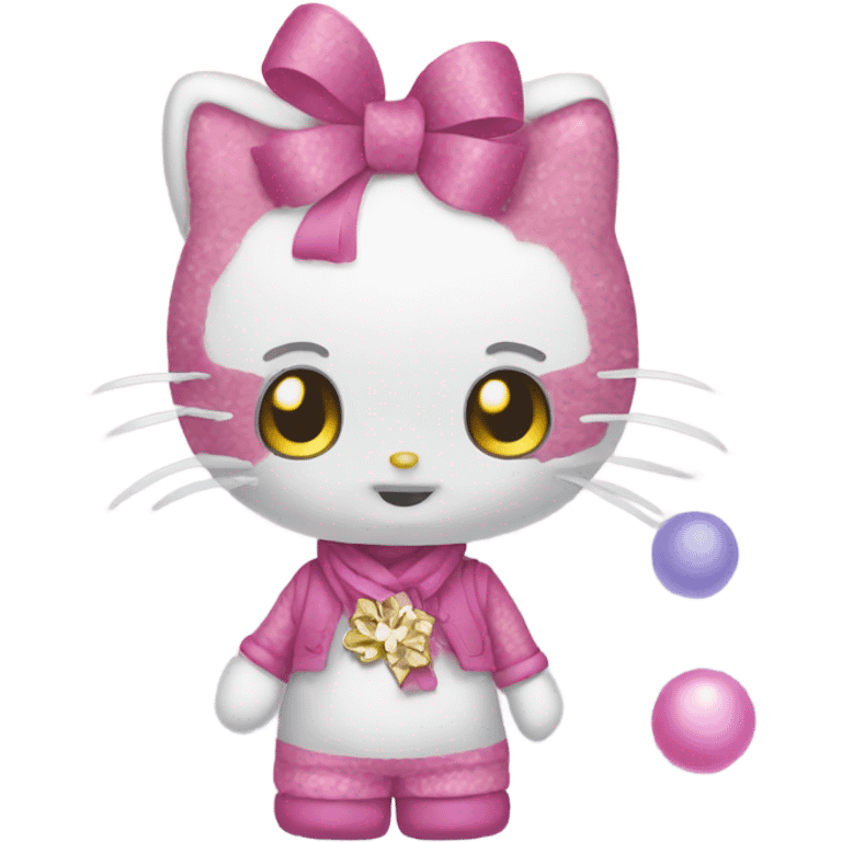 New year hello kitty  emoji