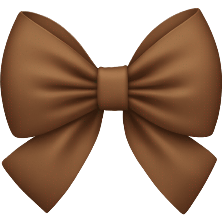 Brown bow emoji