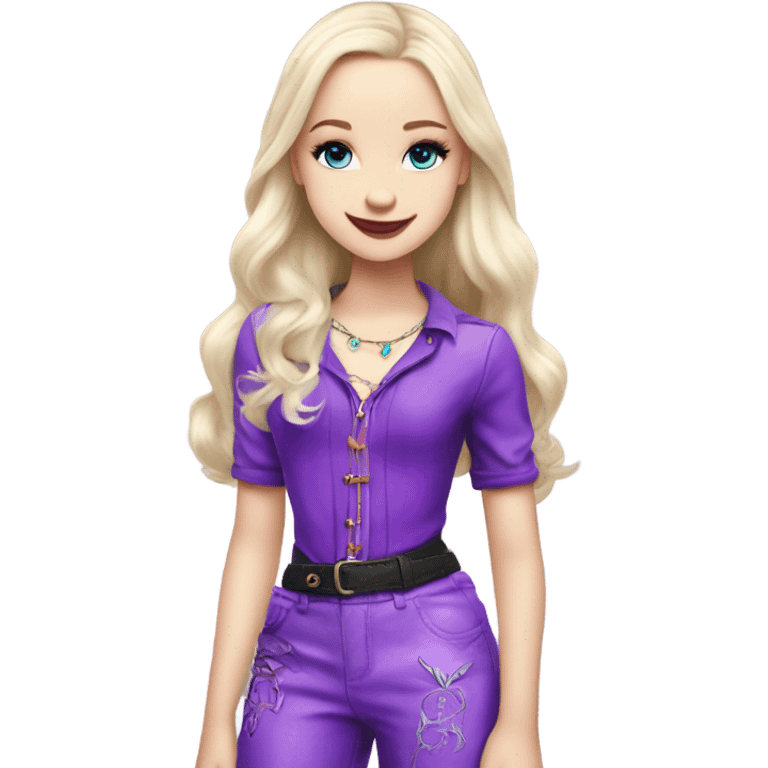 Dove cameron as Mal from descendants show emoji