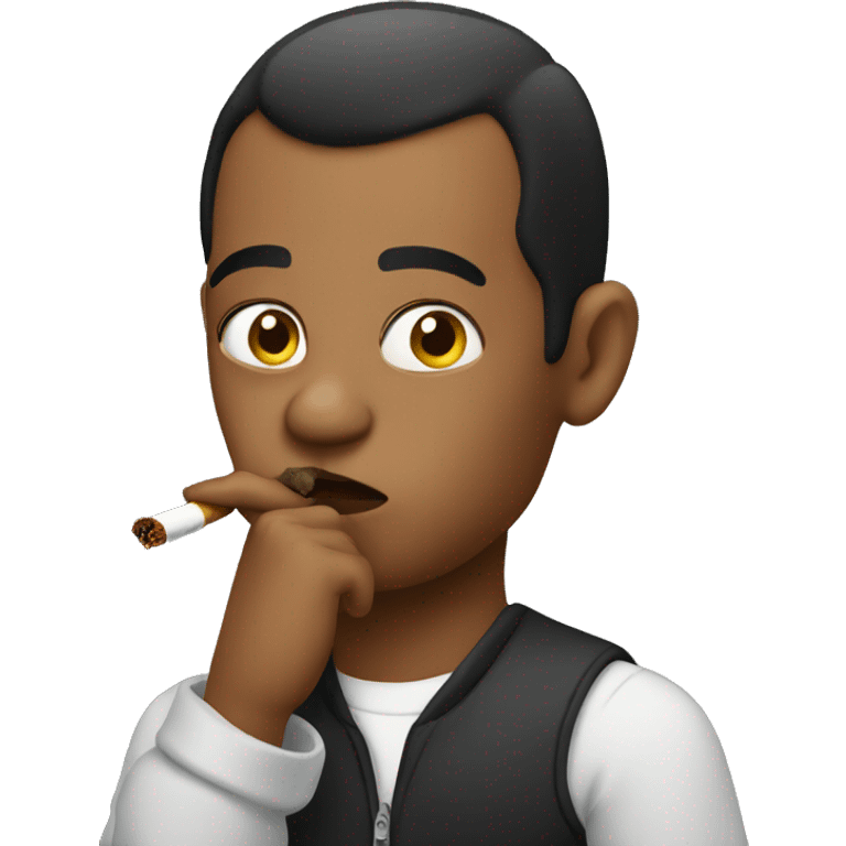 Baddie smoking  emoji