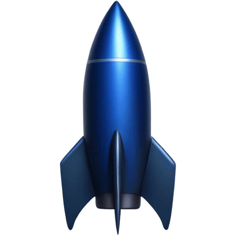 dark blue 
rocket emoji