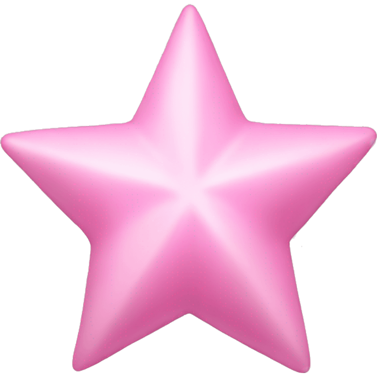 Baby pink Christmas tree star emoji