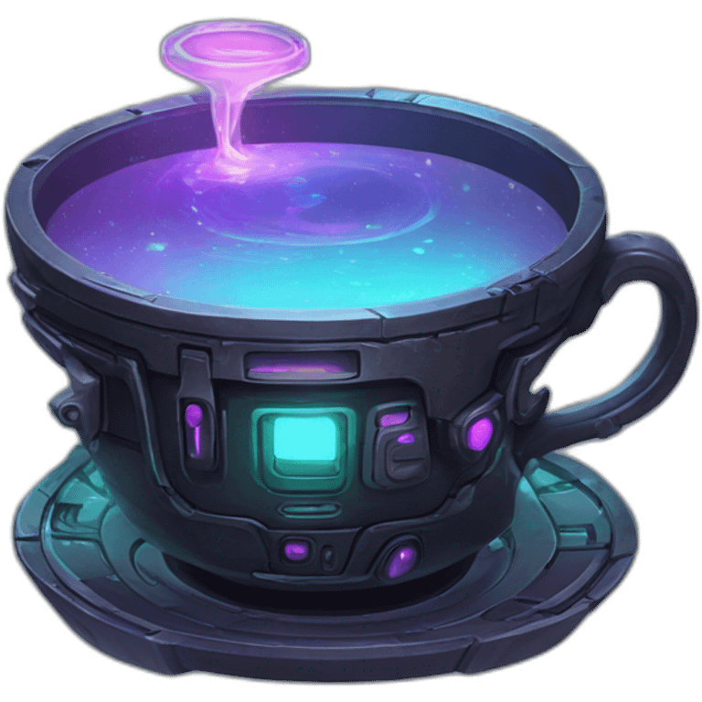 cyberpunk teacup emoji