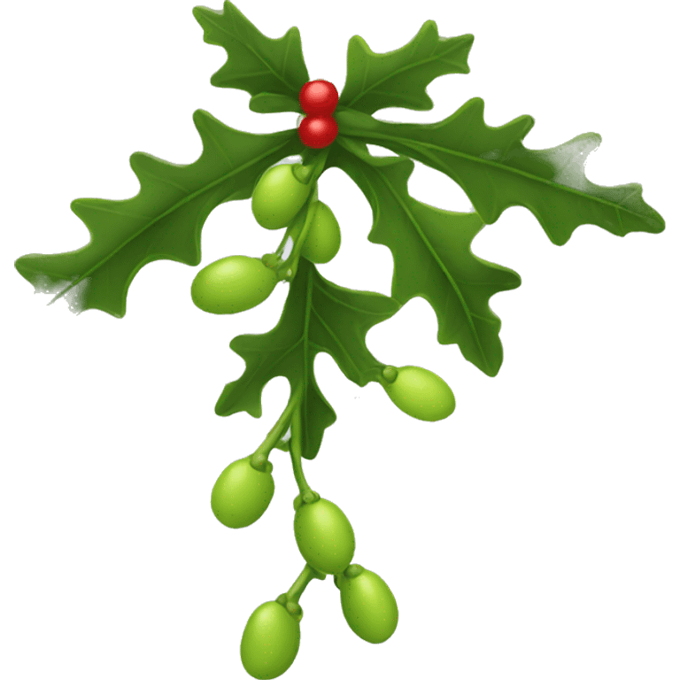 mistletoe  emoji