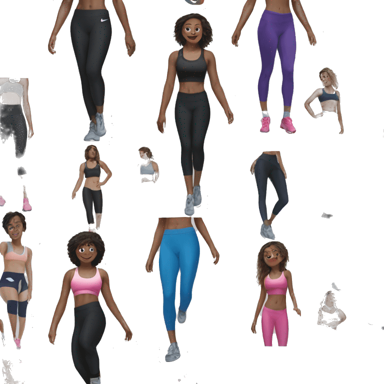 Nike pro leggings emoji