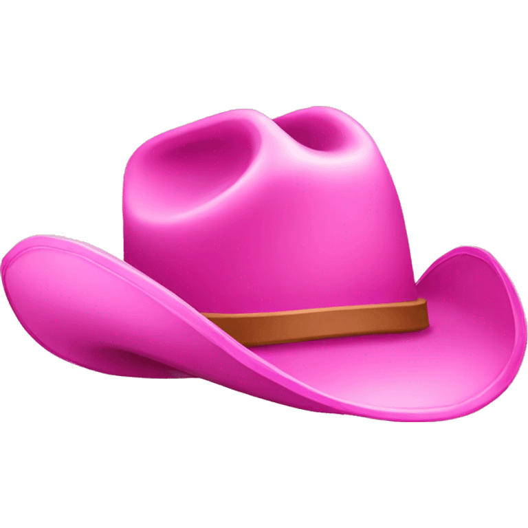 pink cowboy hat emoji