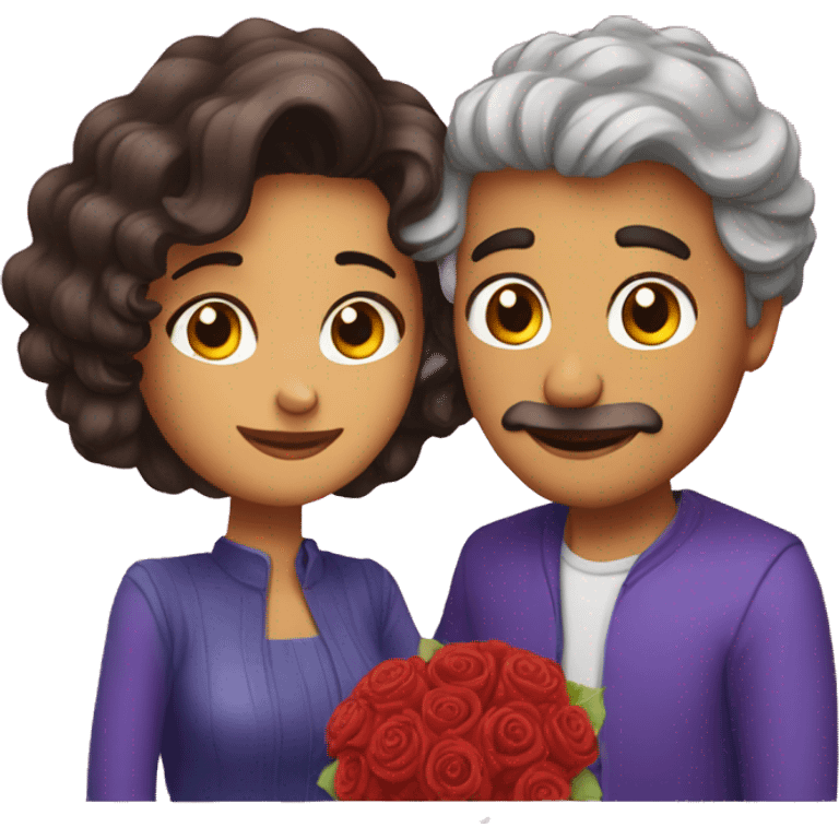 Una pareja de enamorados emoji