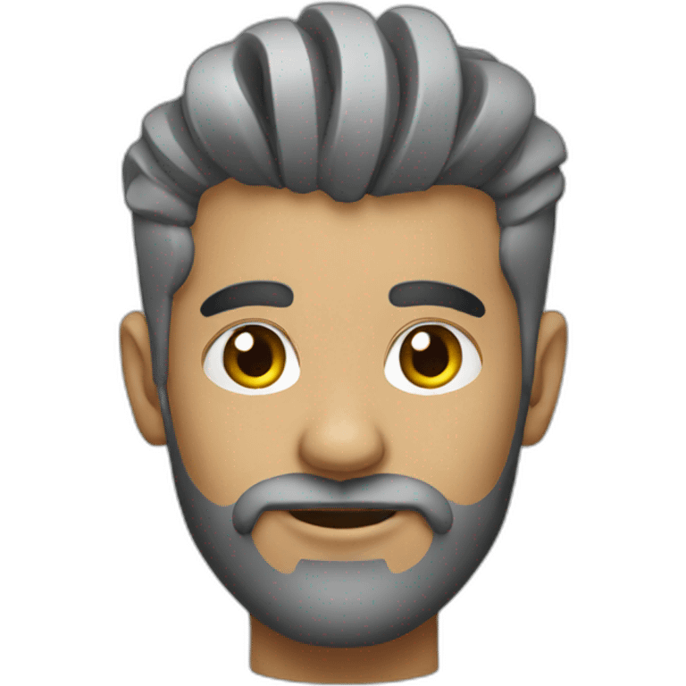 barber grey emoji