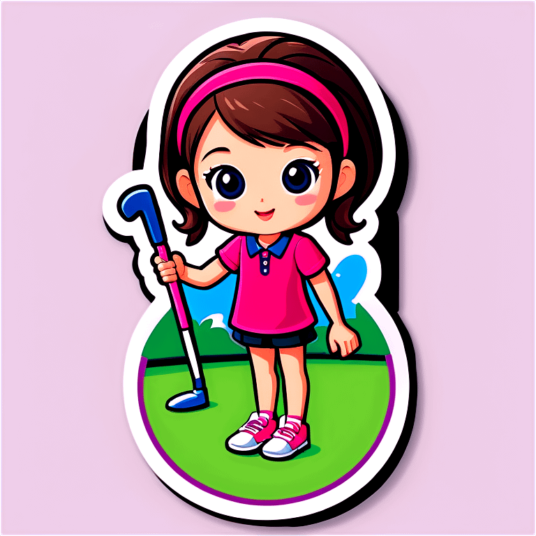 Girls day mini golf  emoji