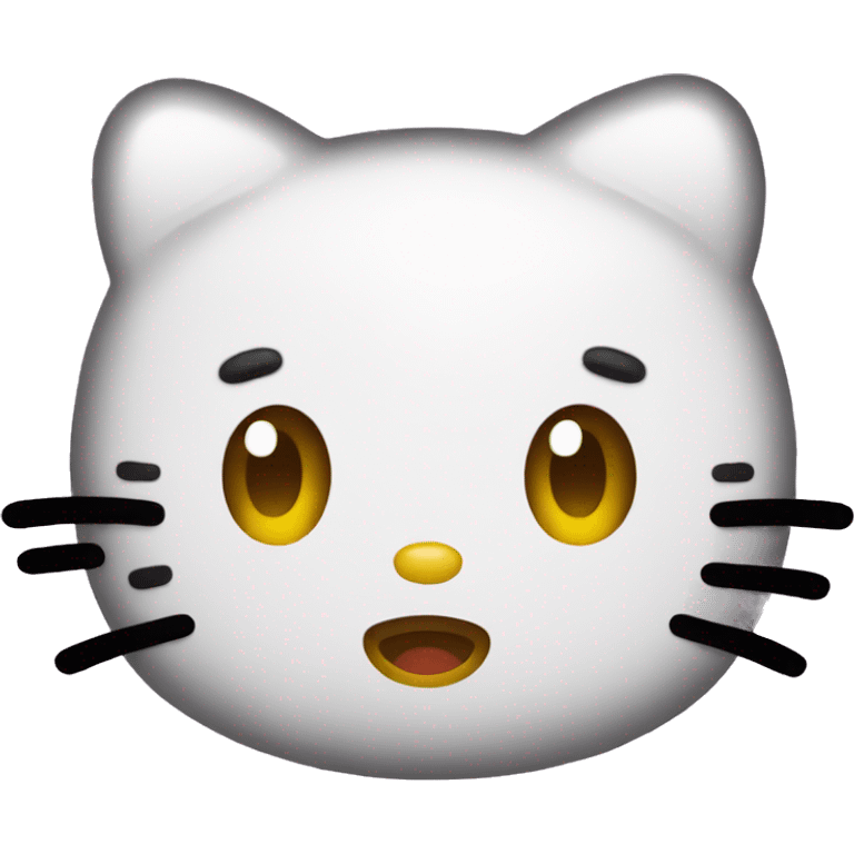 sad hello kitty emoji