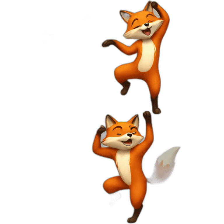 fox dance emoji