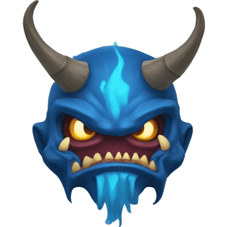 Blue diablo monstre emoji