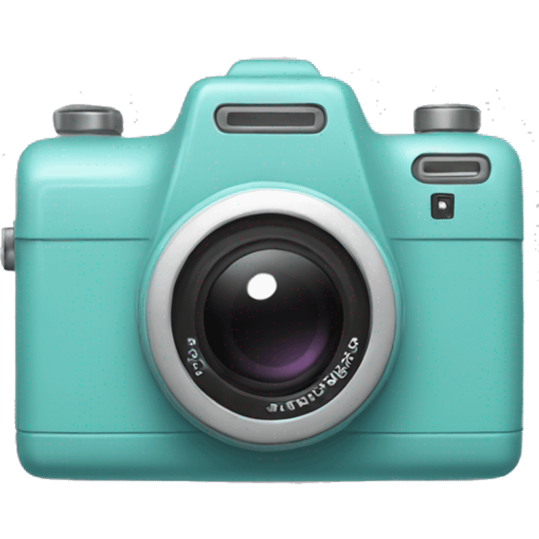 Pastel Teal Camera emoji