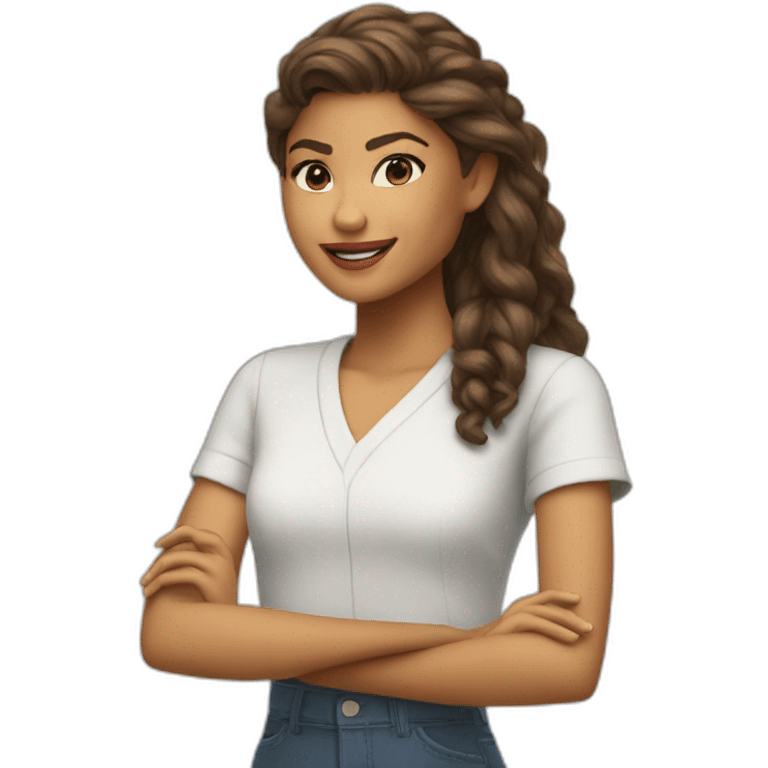 Zendaya teaching emoji