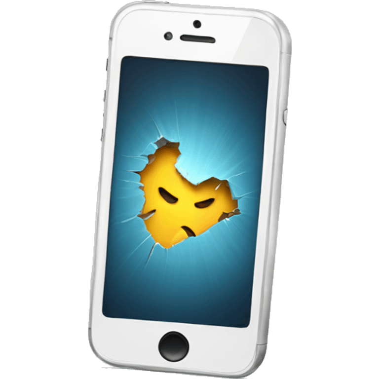 broken iphone emoji