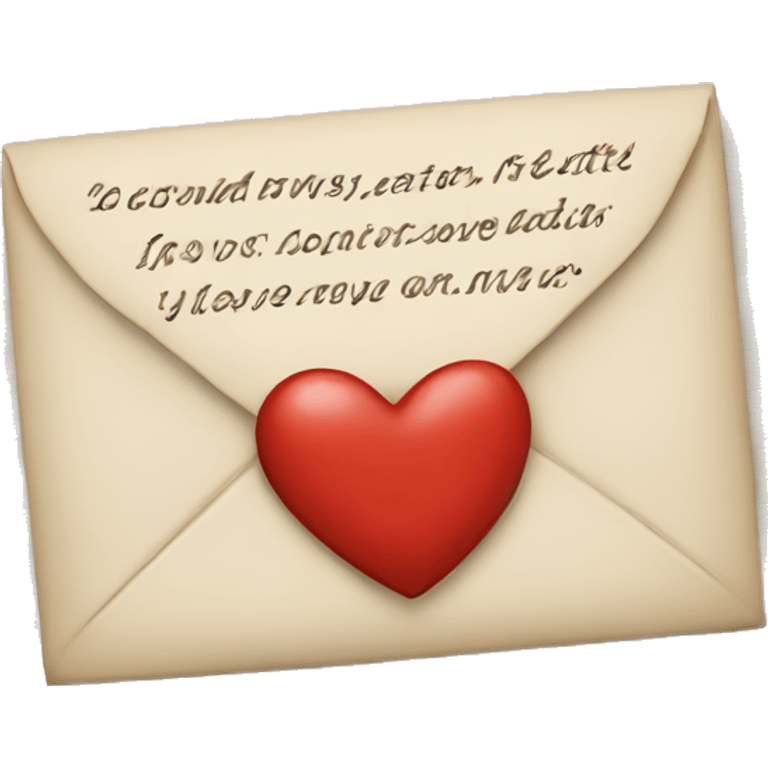 Love letter emoji